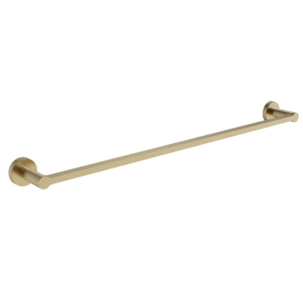 Cut out image of the Britton Hoxton 2.0 Brushed Brass 600mm Towel Rail